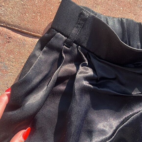 Zara Black Silk Shorts - BRAND NEW - NWT - Picture 3 of 7